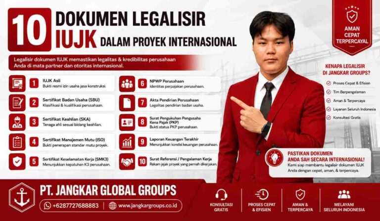10 Dokumen Legalisir IUJK dalam Proyek Internasional