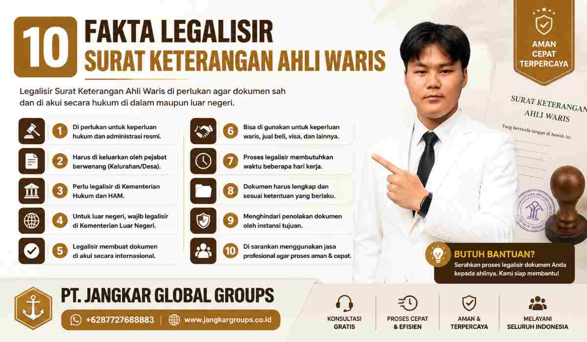 10 Fakta Legalisir Surat Keterangan Ahli Waris