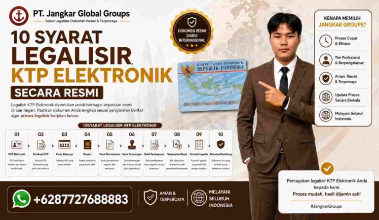 10 Syarat Legalisir KTP Elektronik Secara Resmi