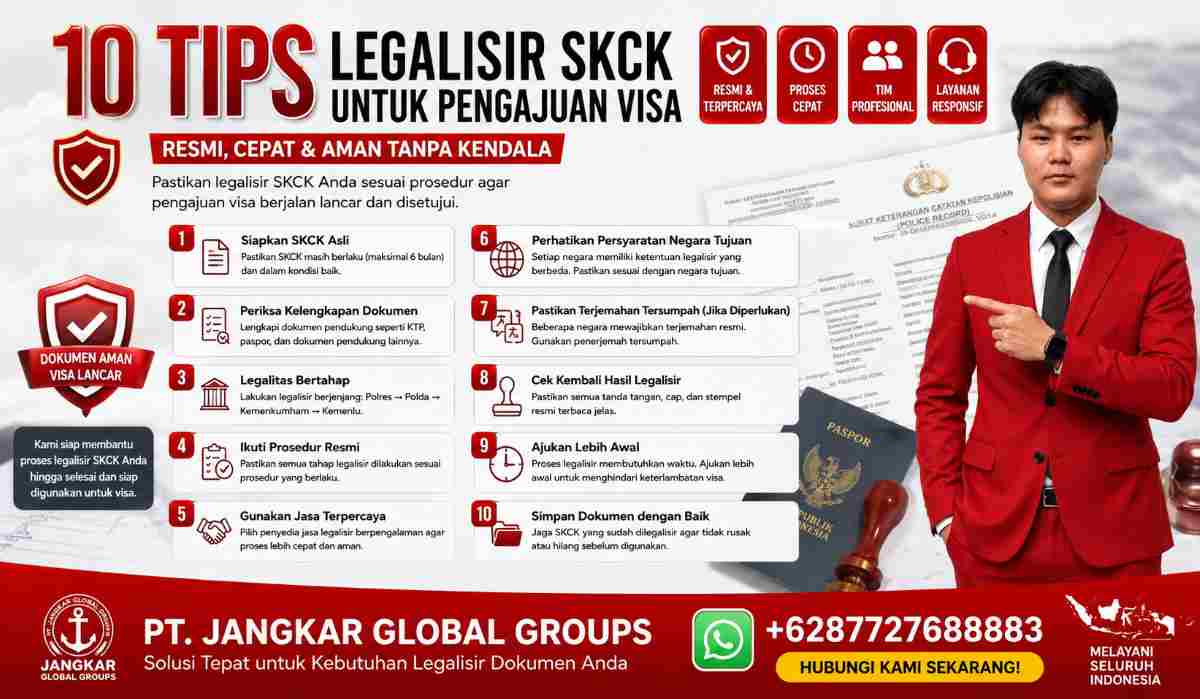 10 Tips Legalisir SKCK untuk Pengajuan Visa