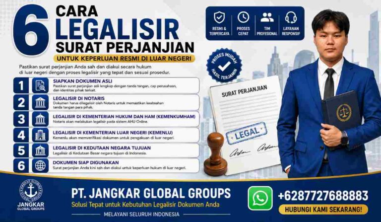 6 Cara Legalisir Surat Perjanjian