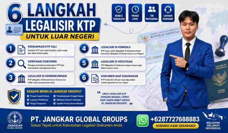 6 Langkah Legalisir KTP untuk Luar Negeri