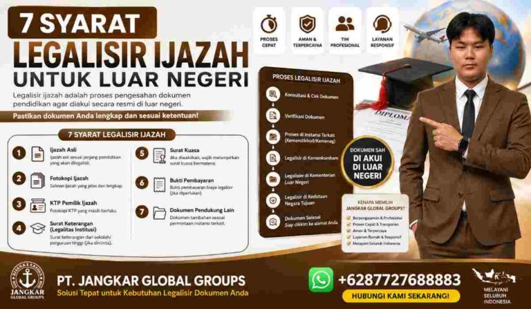 7 Syarat Legalisir Ijazah untuk Luar Negeri