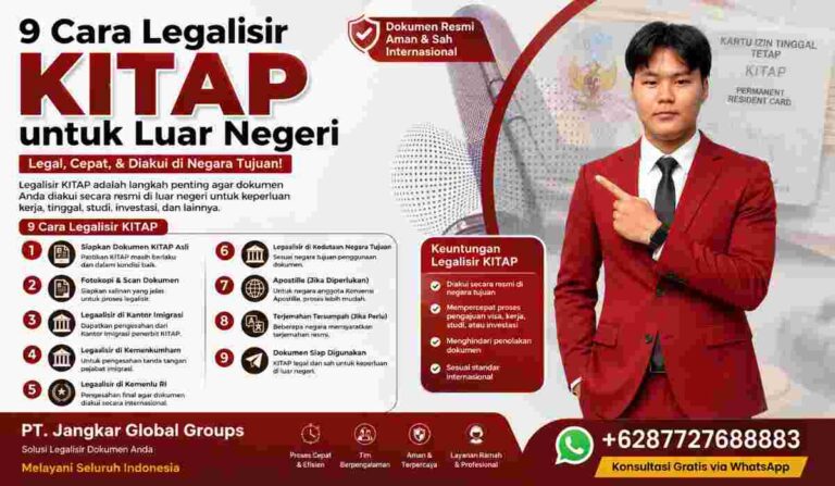 9 Cara Legalisir KITAP untuk Luar Negeri