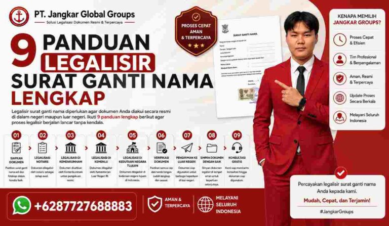 9 Panduan Legalisir Surat Ganti Nama Lengkap