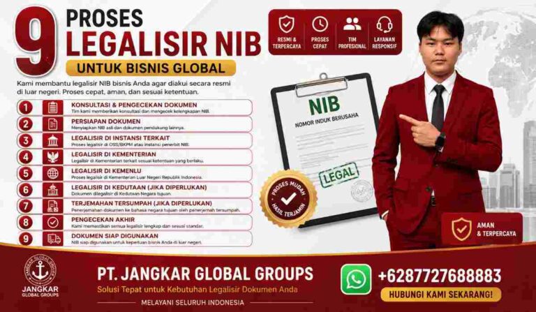 9 Proses Legalisir NIB untuk Bisnis Global