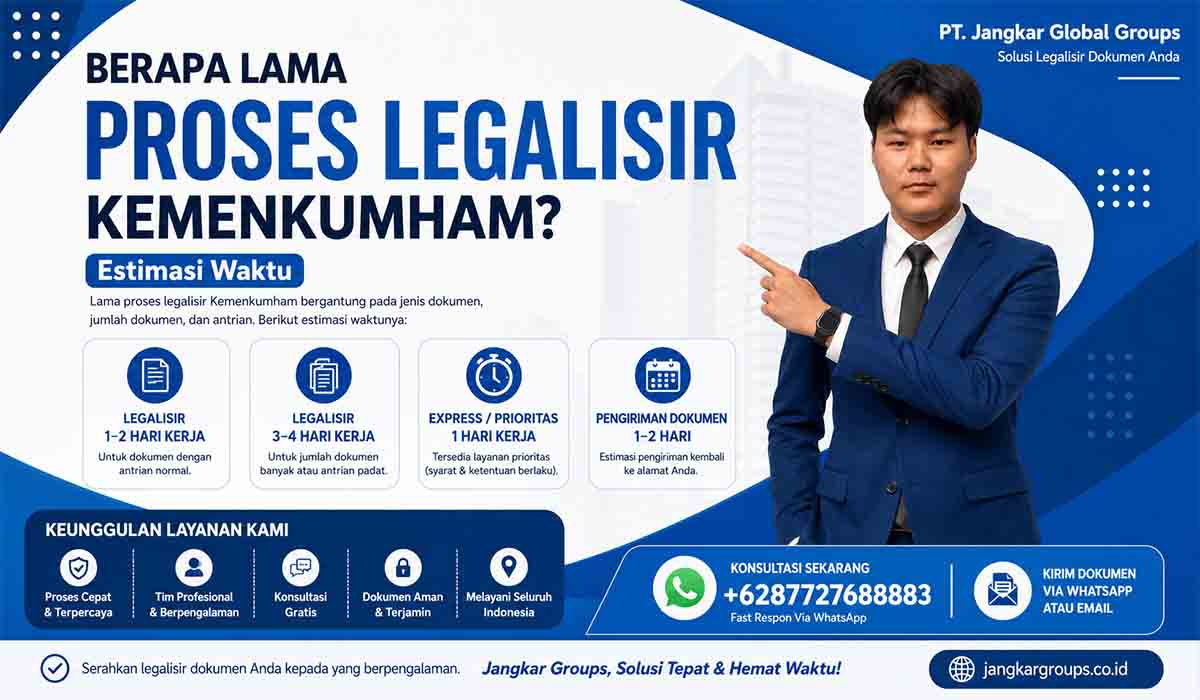 Berapa Lama Proses Legalisir Kemenkumham Estimasi Waktu