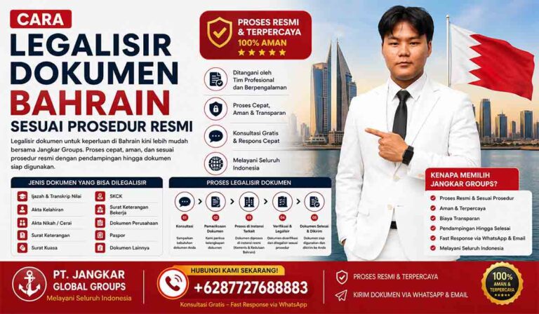 Cara Legalisir Dokumen Bahrain Sesuai Prosedur Resmi