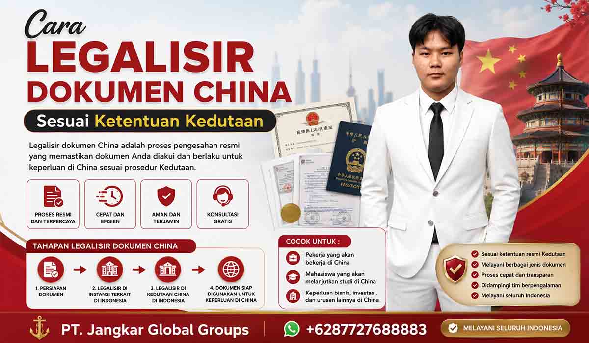 Cara Legalisir Dokumen China Sesuai Ketentuan Kedutaan