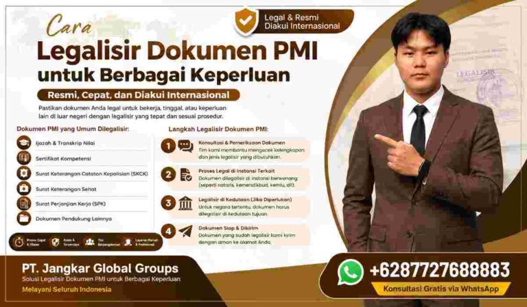 Cara Legalisir Dokumen PMI untuk Berbagai Keperluan