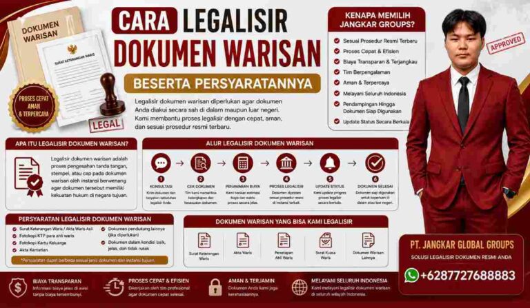 Cara Legalisir Dokumen Warisan Beserta Persyaratannya