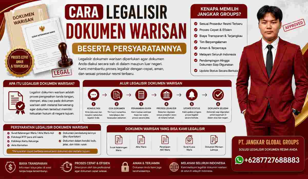 Cara Legalisir Dokumen Warisan Beserta Persyaratannya