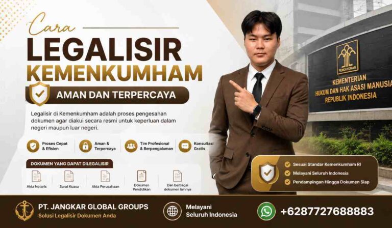 Cara Legalisir Kemenkumham Aman dan Terpercaya