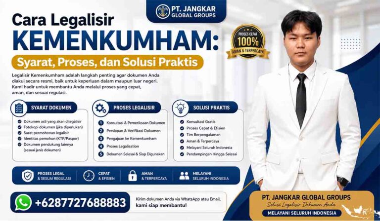Cara Legalisir Kemenkumham Syarat, Proses, dan Solusi Praktis