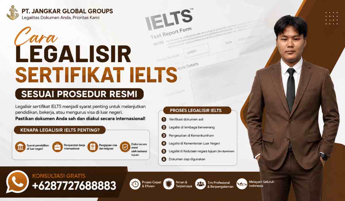 Cara Legalisir Sertifikat IELTS Sesuai Prosedur Resmi
