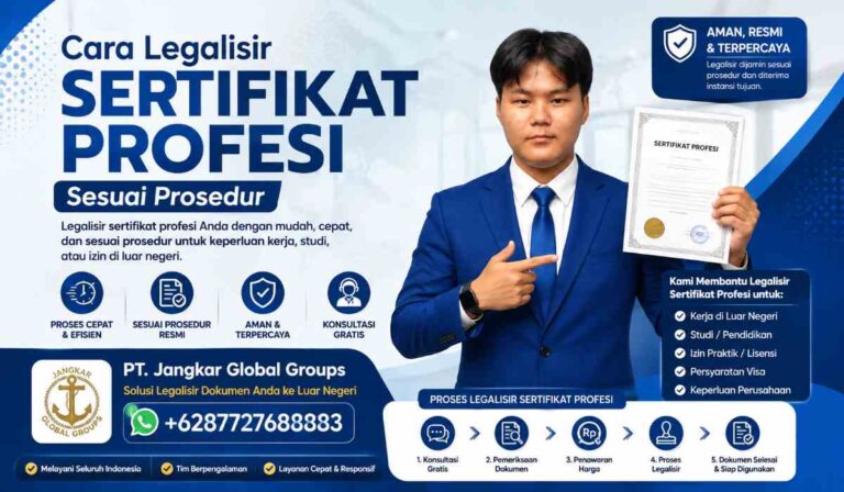 Cara Legalisir Sertifikat Profesi Sesuai Prosedur