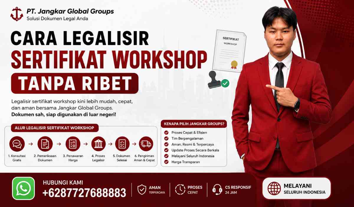 Cara Legalisir Sertifikat Workshop Tanpa Ribet