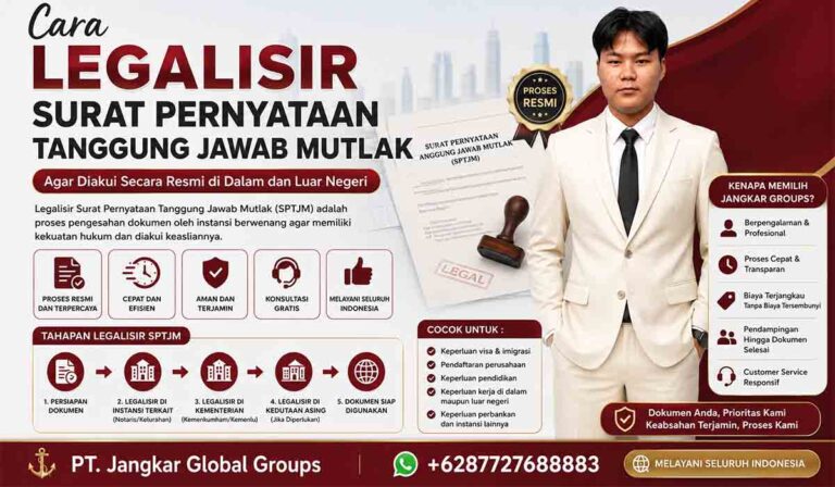 Cara Legalisir Surat Pernyataan Tanggung Jawab Mutlak