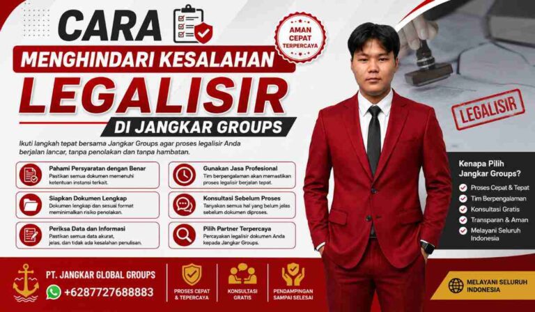Cara Menghindari Kesalahan Legalisir di Jangkar Groups