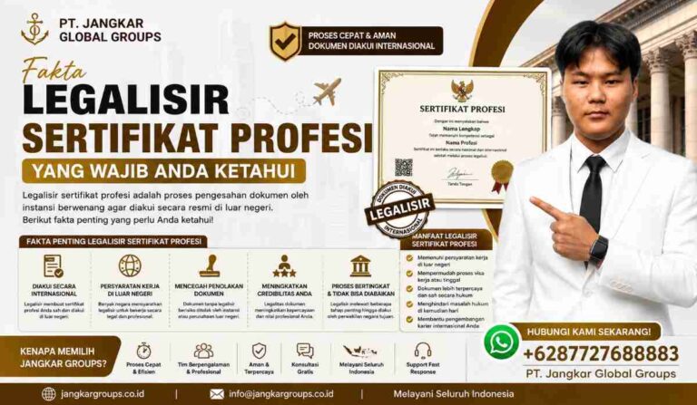 Fakta Legalisir Sertifikat Profesi yang Wajib Anda Ketahui