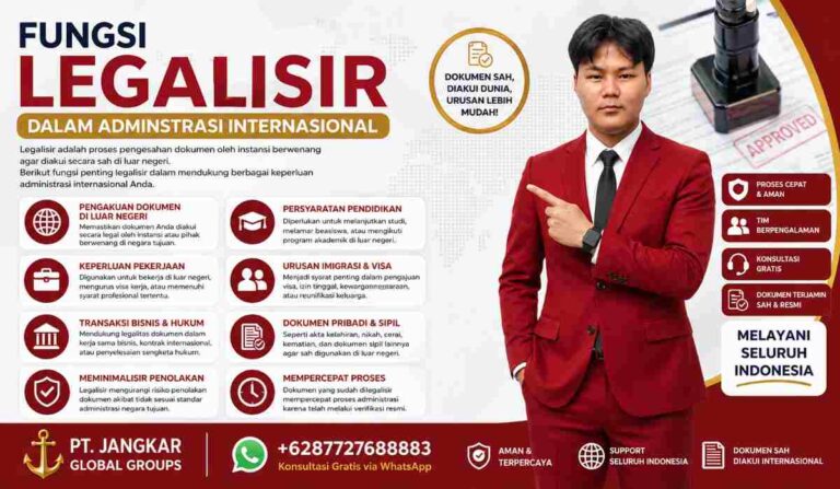 Fungsi Legalisir dalam Administrasi Internasional