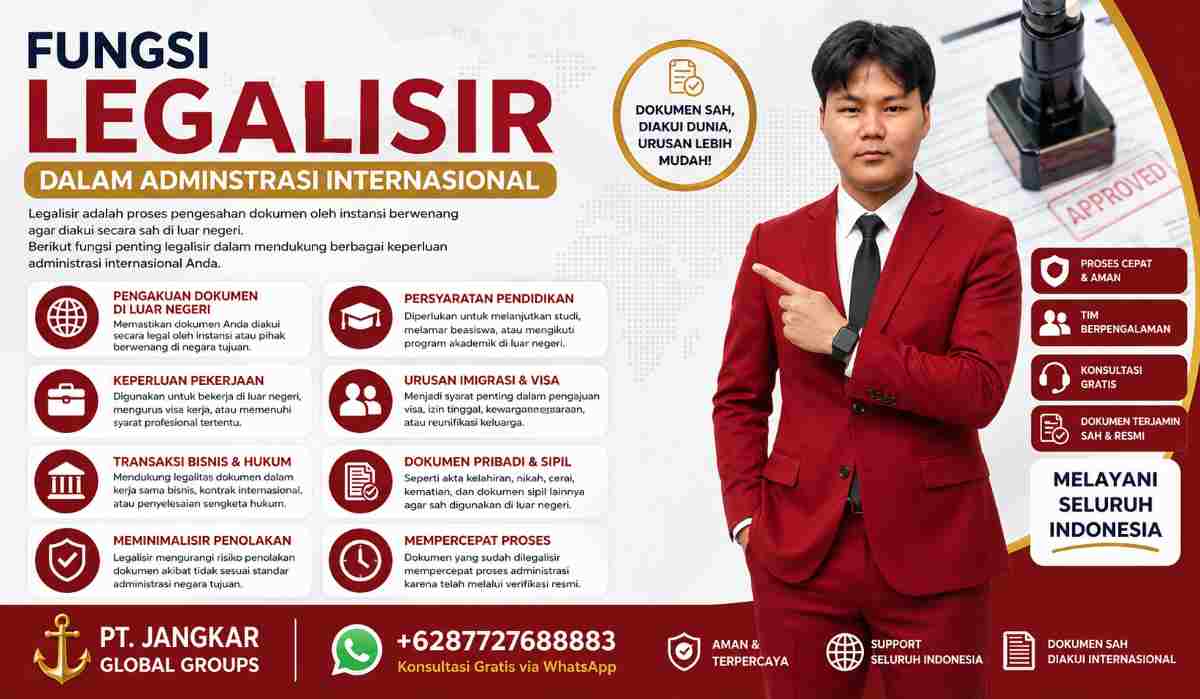 Fungsi Legalisir dalam Administrasi Internasional