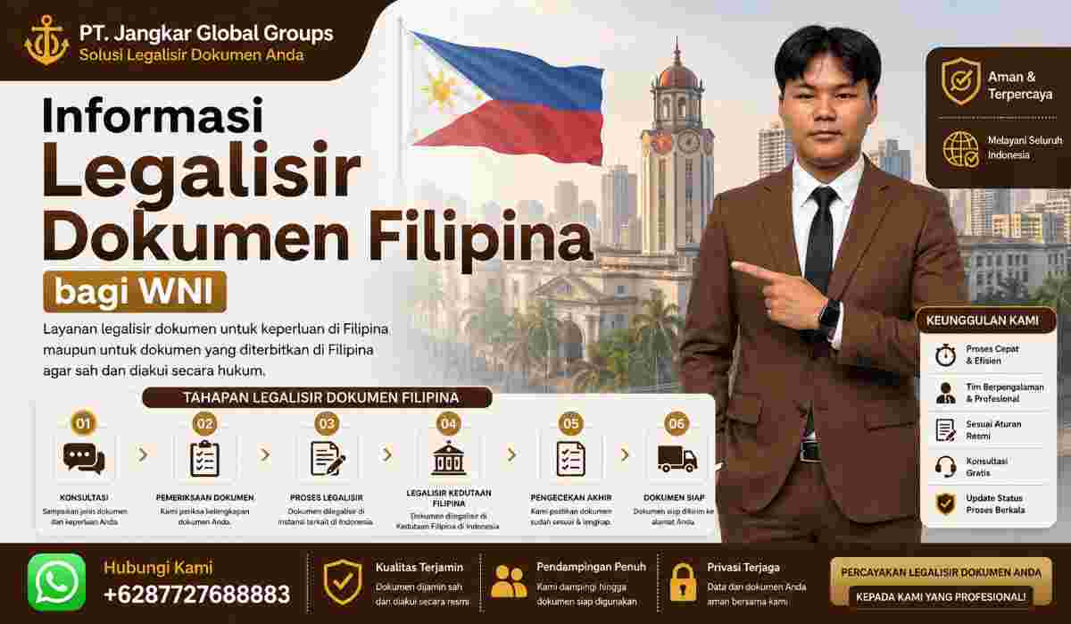 Informasi Legalisir Dokumen Filipina bagi WNI