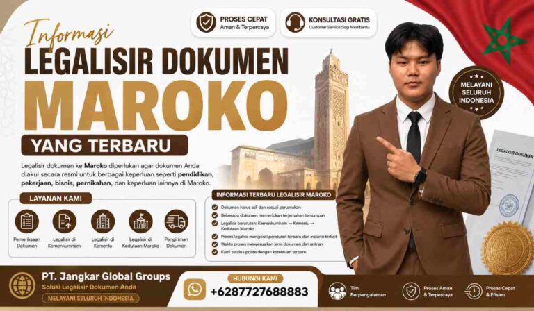 Informasi Legalisir Dokumen Maroko yang Terbaru