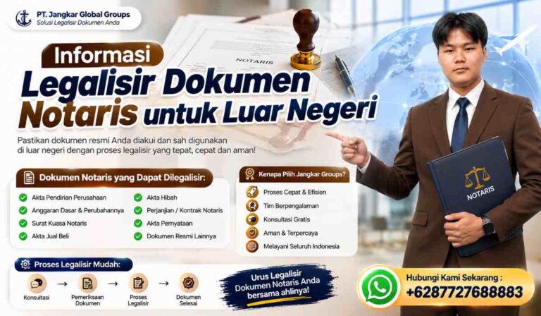 Informasi Legalisir Dokumen Notaris untuk Luar Negeri