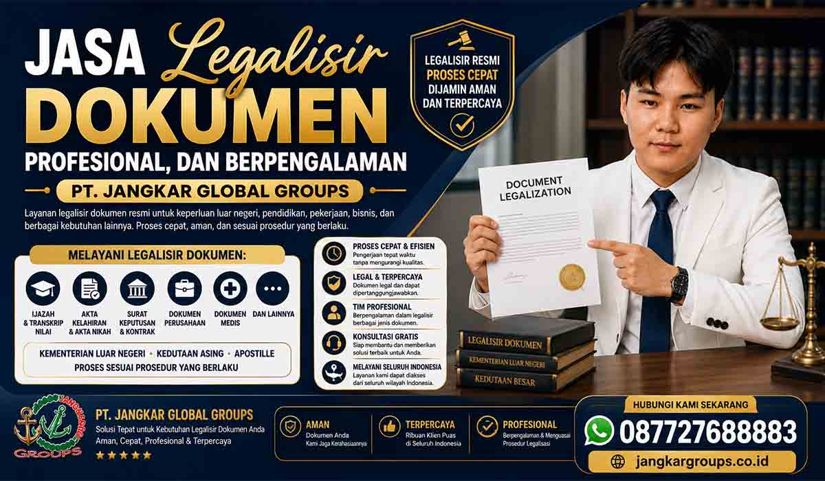 Jasa Legalisir Dokumen Profesional, dan Berpengalaman