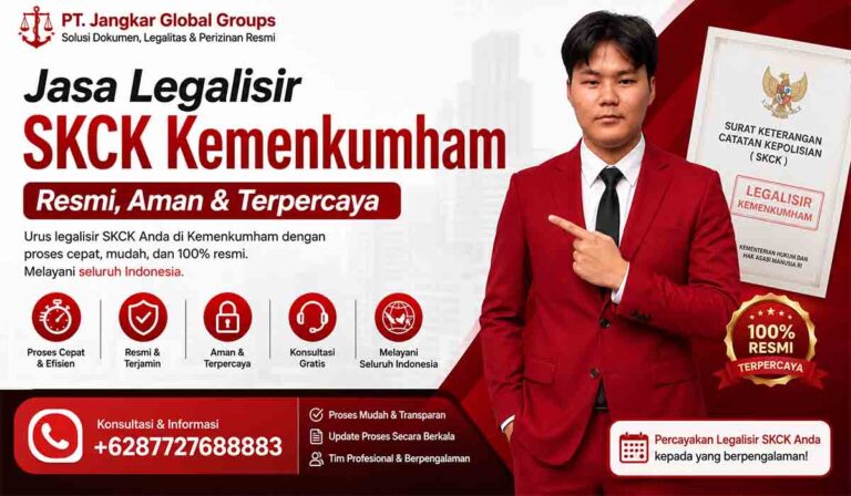 Jasa Legalisir SKCK Kemenkumham Resmi, Aman & Terpercaya