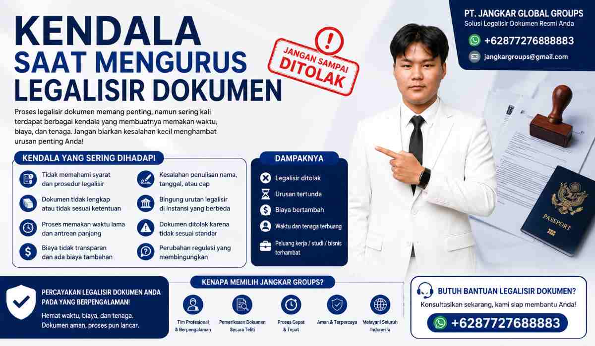 Kendala Saat Mengurus Legalisir Dokumen