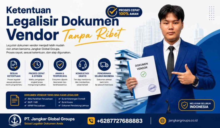 Ketentuan Legalisir Dokumen Vendor Tanpa Ribet