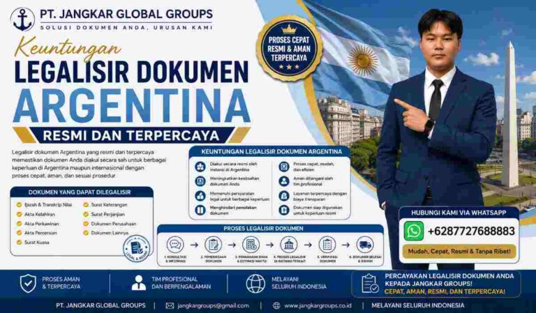 Keuntungan Legalisir Dokumen Argentina Resmi dan Terpercaya