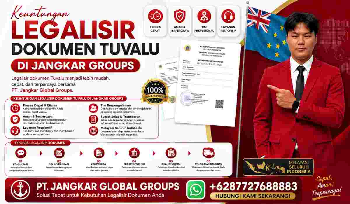 Keuntungan Legalisir Dokumen Tuvalu di Jangkar Groups