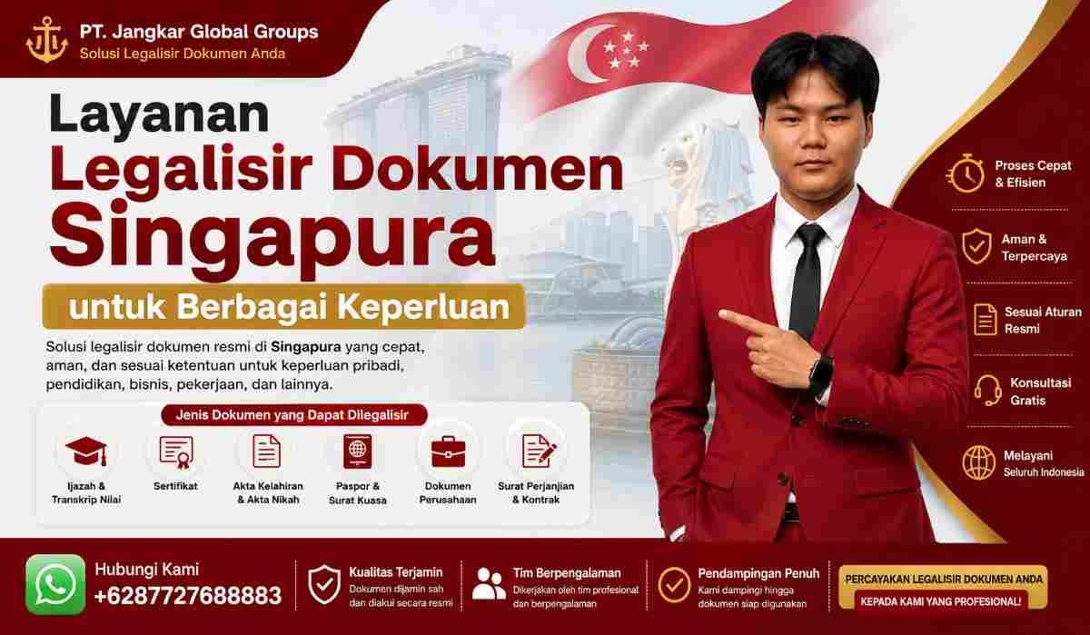 Layanan Legalisir Dokumen Singapura untuk Berbagai Keperluan