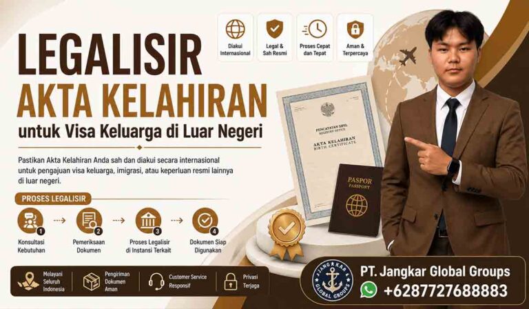 Legalisir Akta Kelahiran untuk Visa Keluarga di Luar Negeri