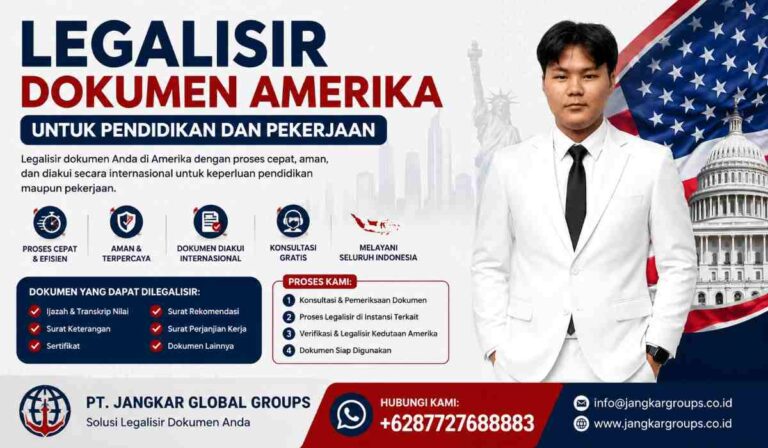 Legalisir Dokumen Amerika untuk Pendidikan dan Pekerjaan