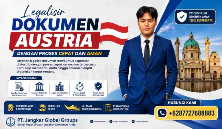 Legalisir Dokumen Austria dengan Proses Cepat dan Aman