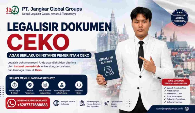 Legalisir Dokumen Ceko agar Berlaku di Instansi Pemerintah Ceko