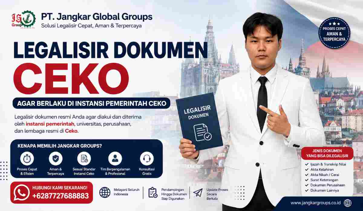 Legalisir Dokumen Ceko agar Berlaku di Instansi Pemerintah Ceko