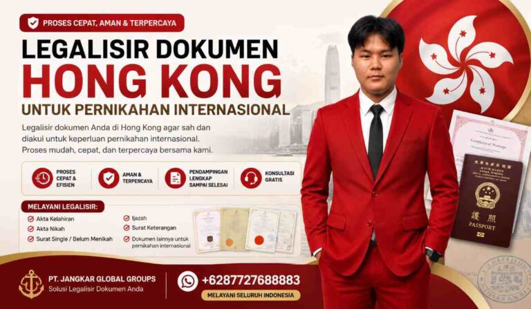 Legalisir Dokumen Hong Kong untuk Pernikahan Internasional