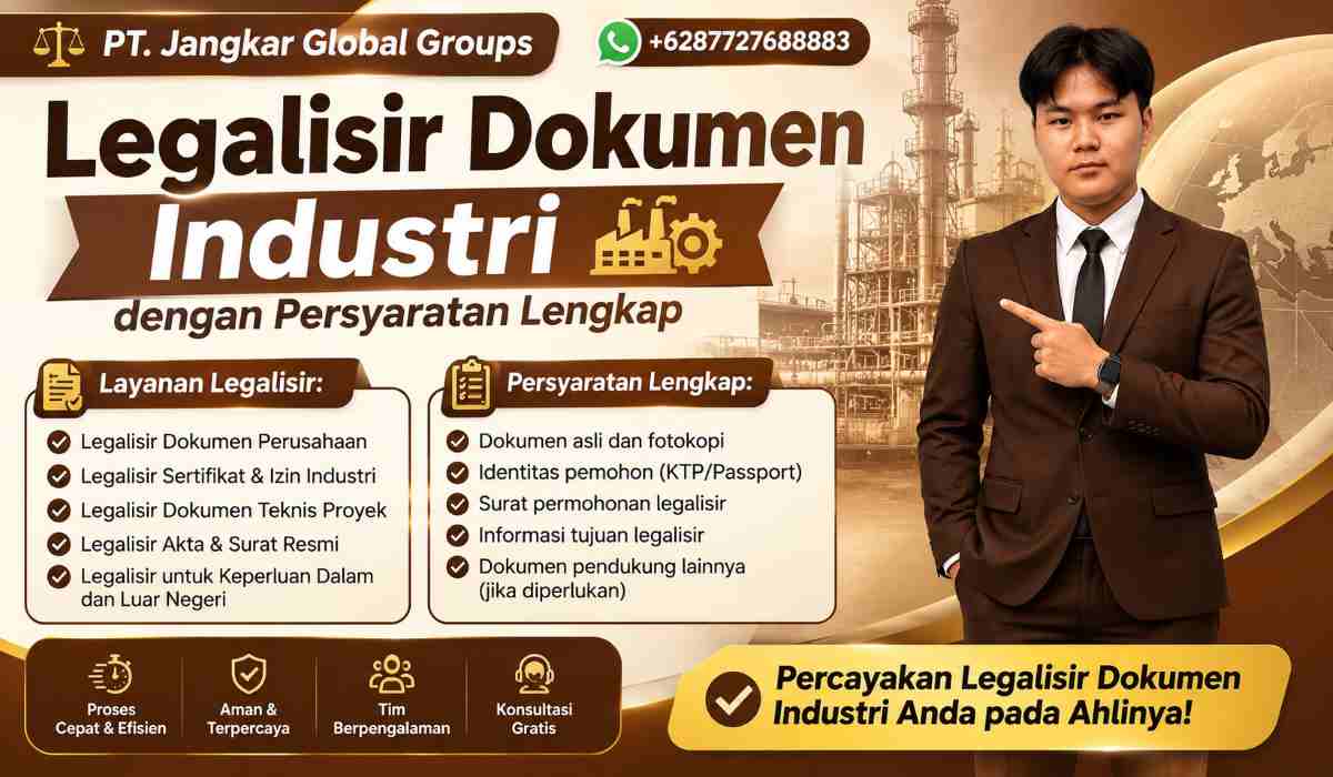 Legalisir Dokumen Industri dengan Persyaratan Lengkap