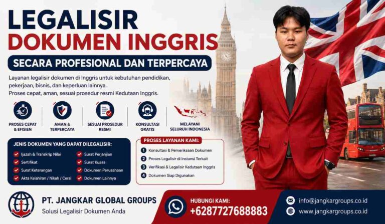 Legalisir Dokumen Inggris Secara Profesional dan Terpercaya
