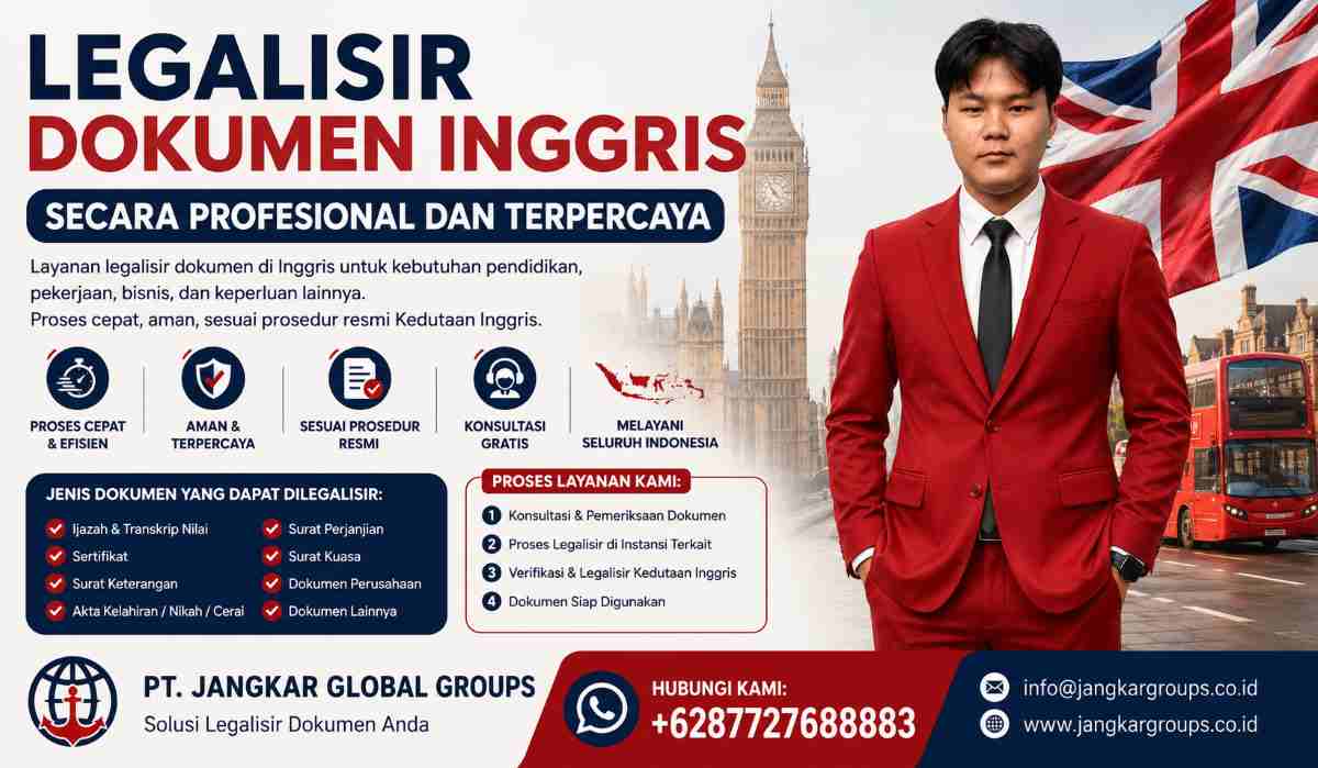 Legalisir Dokumen Inggris Secara Profesional dan Terpercaya