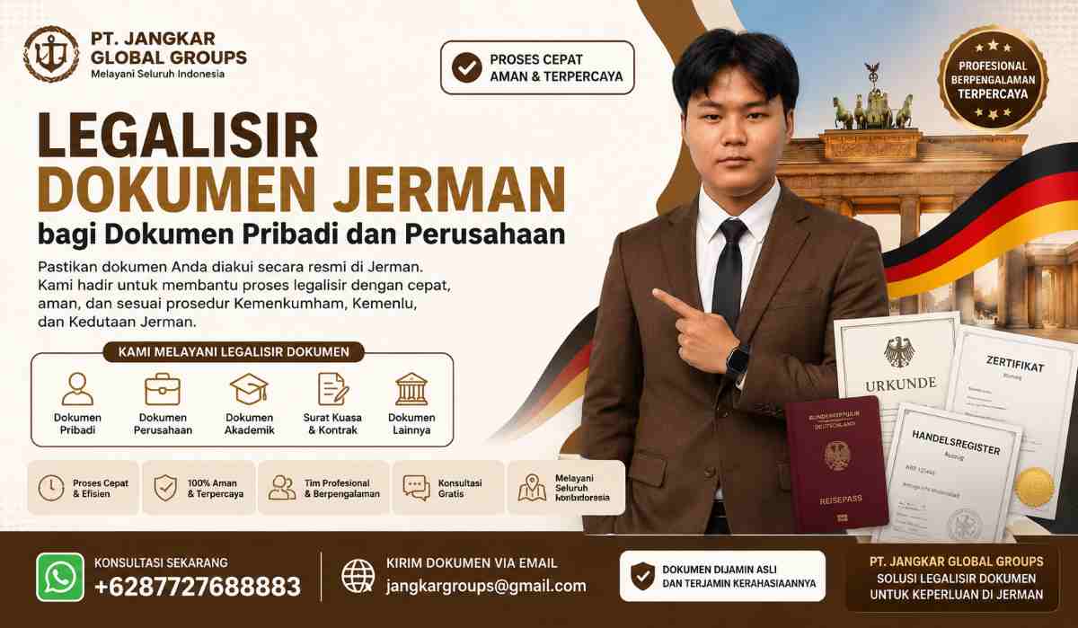 Legalisir Dokumen Jerman bagi Dokumen Pribadi dan Perusahaan