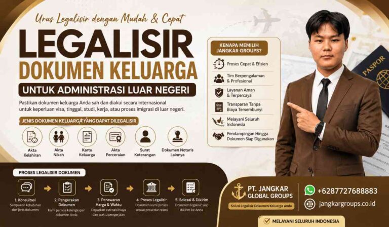 Legalisir Dokumen Keluarga untuk Administrasi Luar Negeri