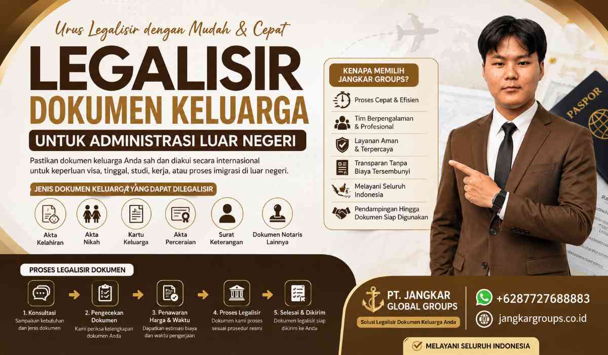 Legalisir Dokumen Keluarga untuk Administrasi Luar Negeri