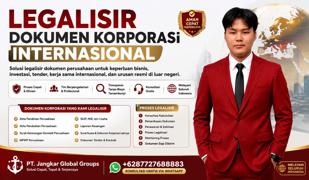 Legalisir Dokumen Korporasi Internasional
