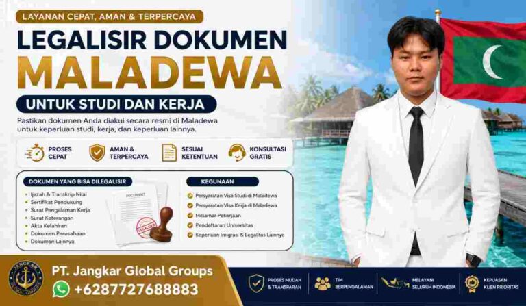 Legalisir Dokumen Maladewa untuk Studi dan Kerja
